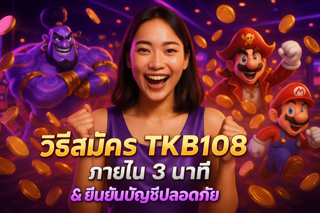 วิธีสมัคร TKB108 ภายใน 3 นาที & ยืนยันบัญชีปลอดภัย