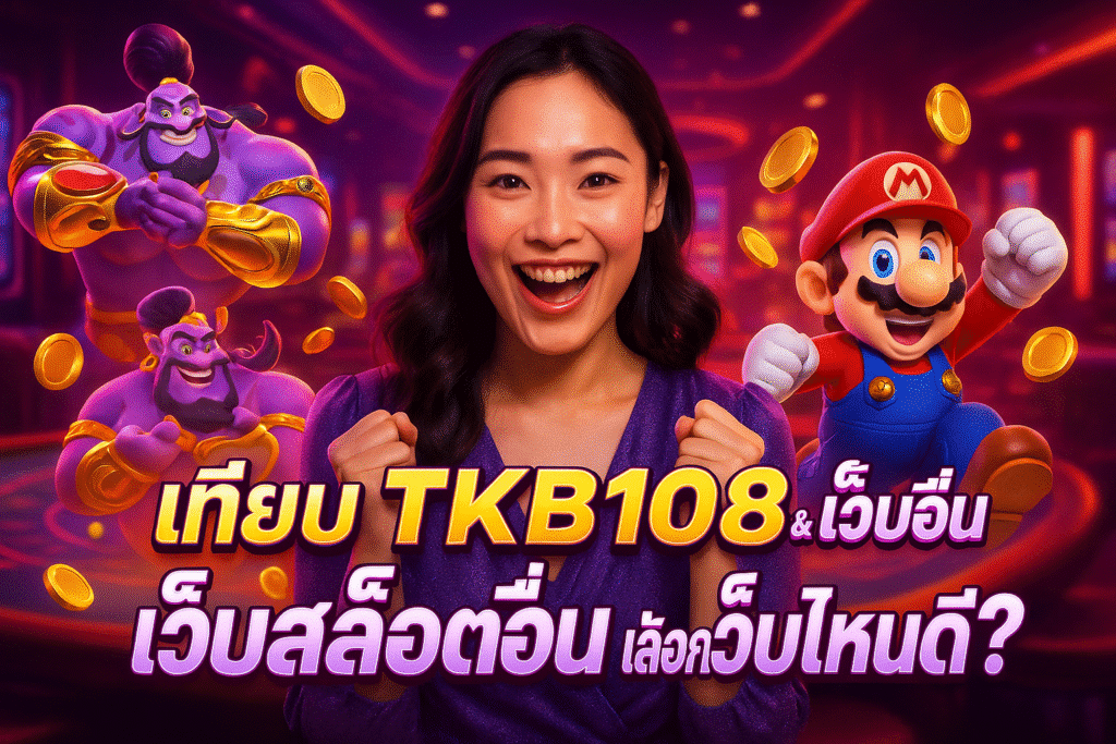 เทียบ TKB108 vs เว็บอื่น & เว็บสล็อตอื่น เลือกเว็บไหนดี?