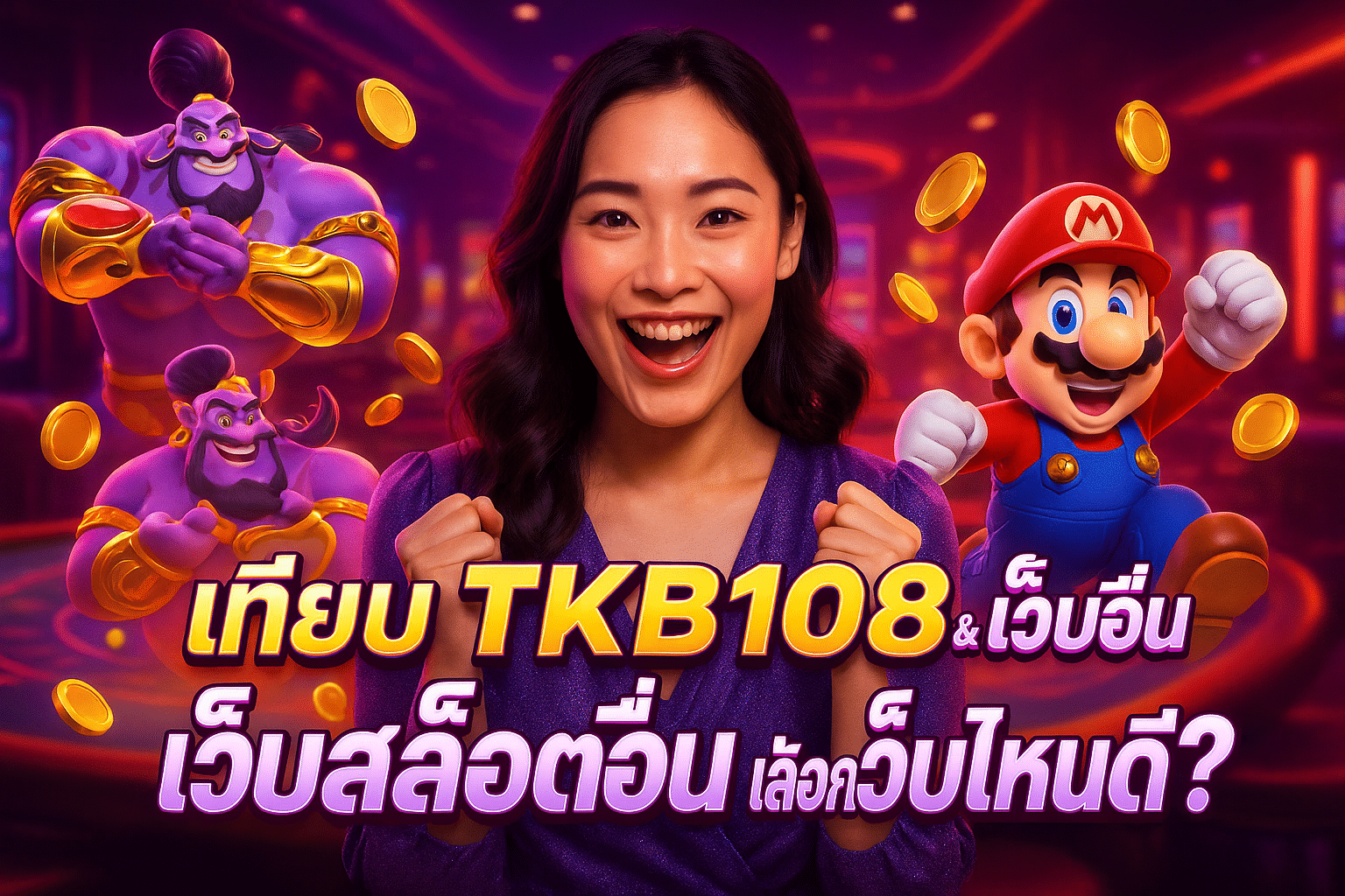เทียบ TKB108 vs เว็บอื่น & เว็บสล็อตอื่น เลือกเว็บไหนดี?