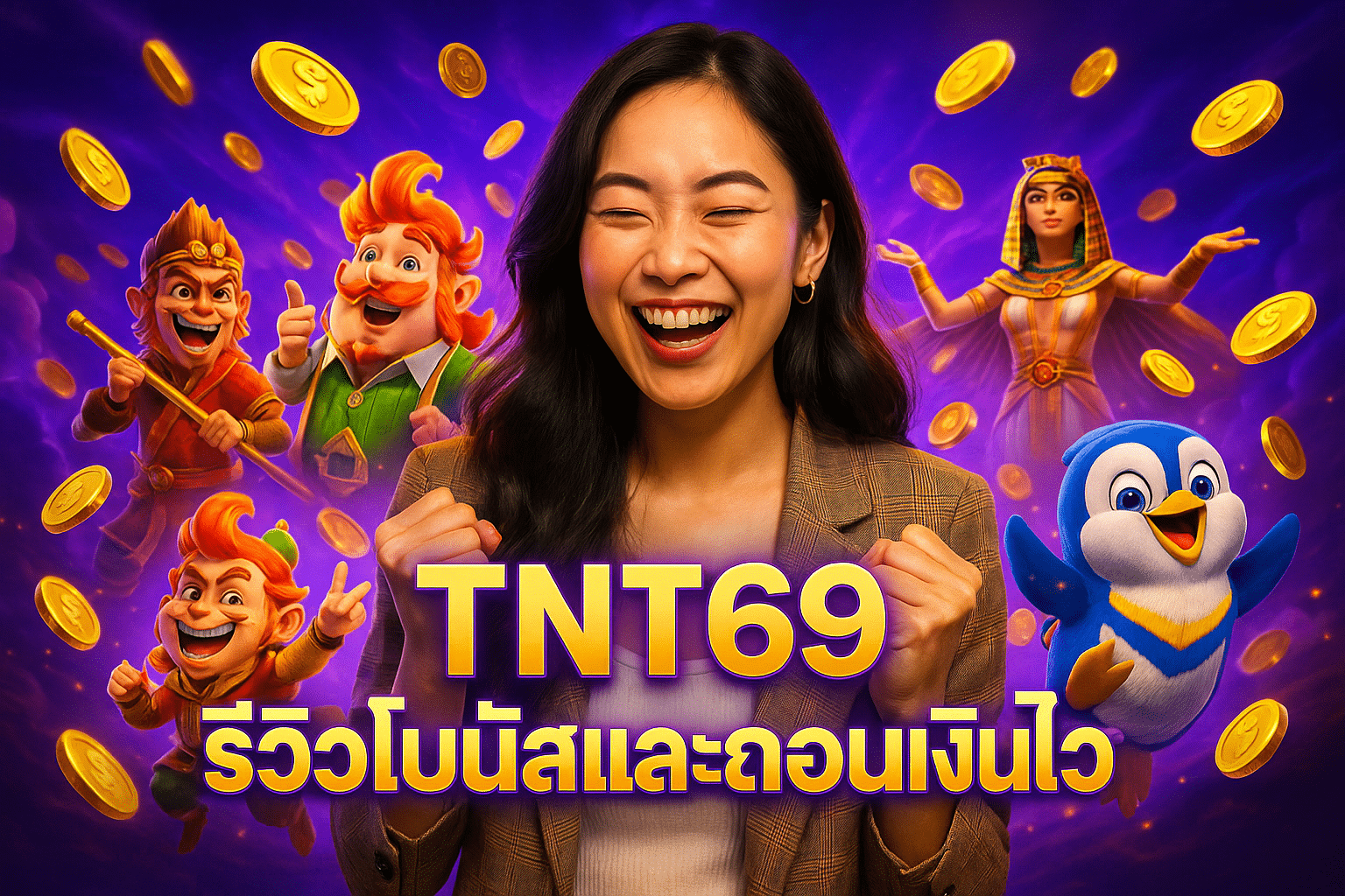 TNT69 รีวิวโบนัสและถอนเงินไว